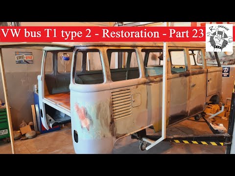 VW bus T1 type 2 - PART 23 - completion of the rear part