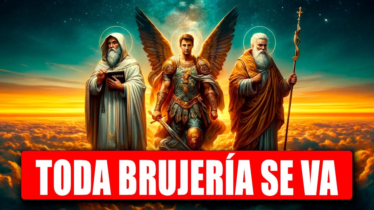 🛑ORACIÓN PARA ALEJAR TODA BRUJERÍA PARA SIEMPRE - SAN BENITO, SAN MIGUEL Y SAN CIPRIANO