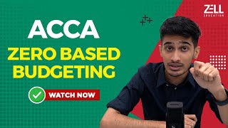 Zero-Based Budgeting | Zell Learnings @ZellEducation