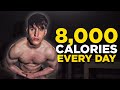I Doubled My Bulking Calorie Intake For A Week (8000 Calories)