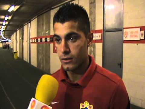Iago Falque UD Almería después de la goleada a la Ponferradina mpeg2video
