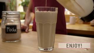 How to Make a Peanut Butter Mocha Cappuccino Smoothie