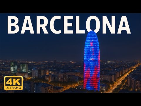 Barcelona, Spain 🇪🇸 | 4K Drone Footage (With Subtitles)