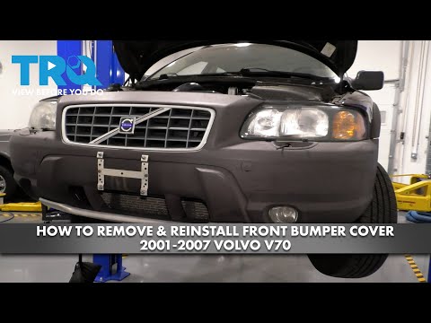How to Replace Front Bumper Cover 2001-2007 Volvo V70
