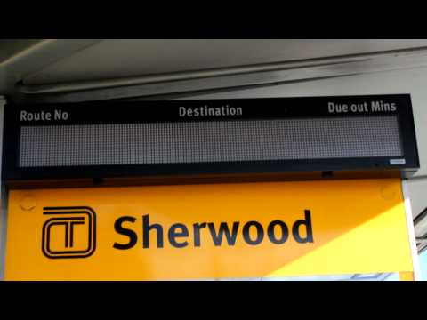 State Transit Western Sydney Buses T-way Sherwood Station Indicator Board glitch 4
