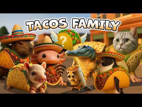 All TACOS FAMILY Italian Brainrot Animals Meme
