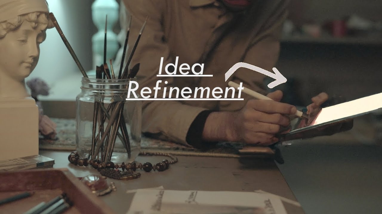 How Professional Artists Develop and Refine their Ideas