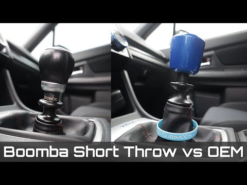 Boomba Short Throw Shifter Review & Comparison - Subaru WRX 15+