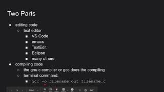 Compiling C code from the terminal on a Mac