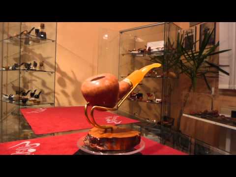 Brand new briar pipe PARONELLI half bent apple handmade -  eBay item number: 181629126431