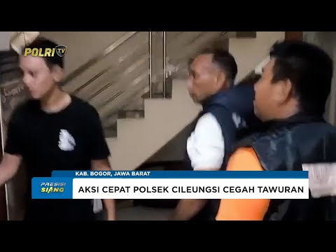 POLSEK CILEUNGSI AMANKAN 4 PELAJAR HENDAK TAWURAN