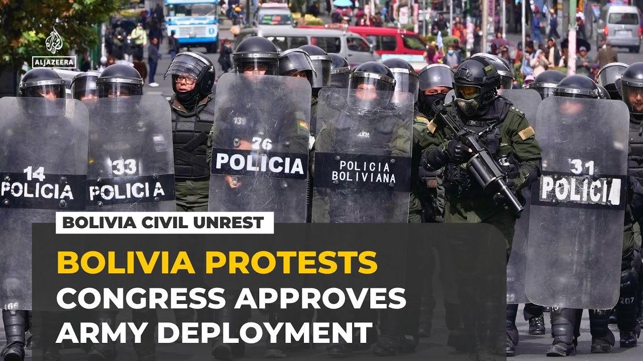 Bolivia's Congress grants President Paz emergency powers to deploy troops amid protests