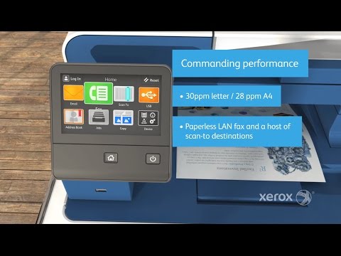 Xerox color multifunction printer rental service