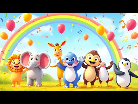 Animal Parade Songs | @Kids Kingdom | Nursery Rhymes for Preschool | Super Simple Songs