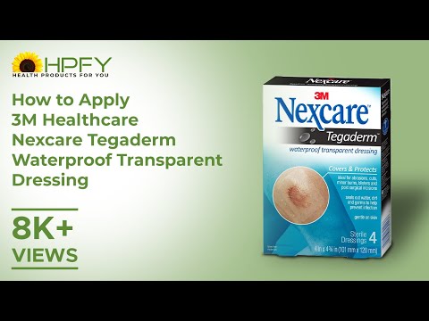How to apply 3M Healthcare Nexcare Tegaderm Waterproof Transparent Dressing? | Get flat 10% Off*