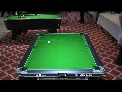 2019 Home Internationals - Men's Singles - Nick Davies v Dave McQuillan