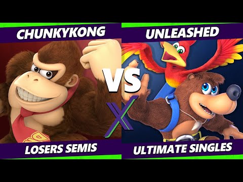S@X 372 Online Losers Semis - ChunkyKong (DK) Vs. Unleashed (Banjo, Inkling) Smash Ultimate - SSBU