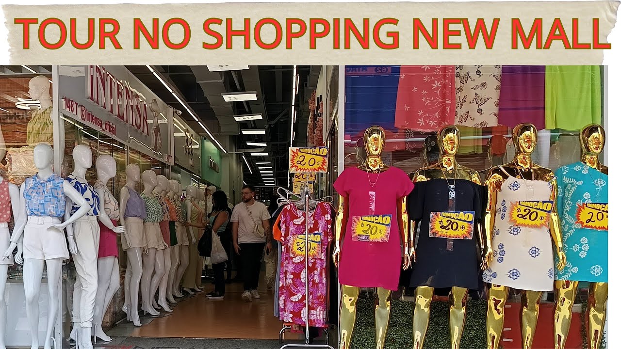 🛍️TOUR NO SHOPPING NEW MALL, BRÁS SÃO PAULO/ MUITAS ROUPAS LINDAS E BARATAS