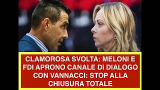 CLAMOROSA SVOLTA: MELONI E FDI APRONO CANALE DI DIALOGO CON VANNACCI: STOP ALLA CHIUSURA TOTALE