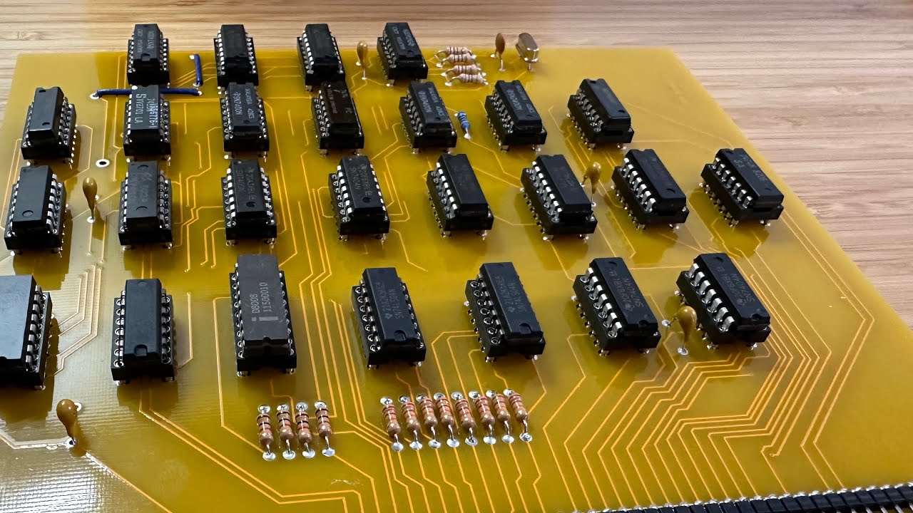 Mark-8 Minicomputer Build - CPU Board