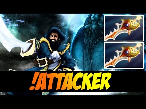 THE BEST KUNKKA IN THE WORLD WITH 2 DIVINES - !Attacker - Dota 2