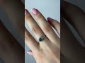 Серебряное кольцо с изумрудом nano 0.723ct