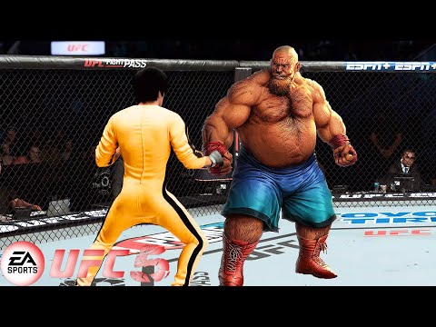 🐲 UFC5 Bruce Lee vs Evil Orc EA Sports UFC 5 - Epic Fight 🐲