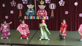 Abby's Kimono Dance for Hinamaturi Day