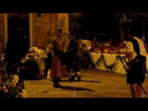 Scena di combattimento a Giustenice 2013