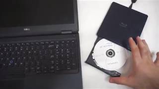 How to Boot Laptop from External CD/DVD/BD (Dell Latitude E5550, Windows 10)