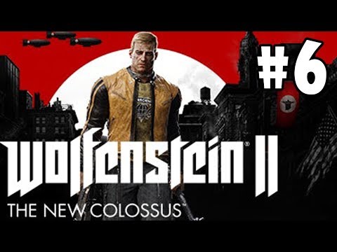 Wolfenstein 2: The New Colossus - Walkthrough - Part 6 - Sektion F Revisited (PC HD) [1080p60FPS]