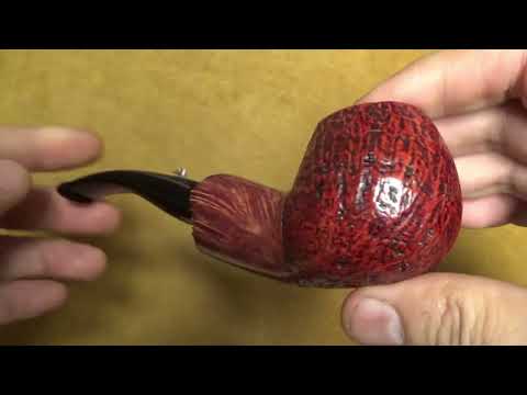 Pipa L'Anatra Sabbiata  - Half Bent Apple - AN192