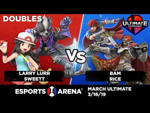 Larry Lurr + SweetT vs. Bam + Rice - Doubles - March Ultimate Tournament