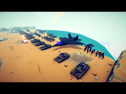 CAN 200x USA ARMY CLEAR ENEMY TRENCH? - Totally Accurate Battle Simulator TABS