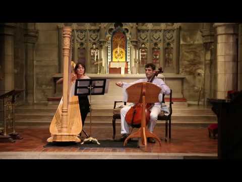 Jean-Michel Damase: Sonata for Cello & Harp, Scherzando vivace