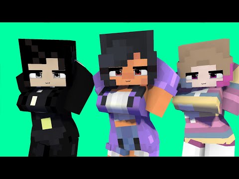 DARLING OHAYO SUPER IDOL TUTU  AWESOME APHMAU, WEDNESDAY AND ENID - MINECRAFT ANIMATION #shorts