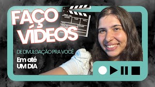 Eu vou criar um vídeo divulgação pra você