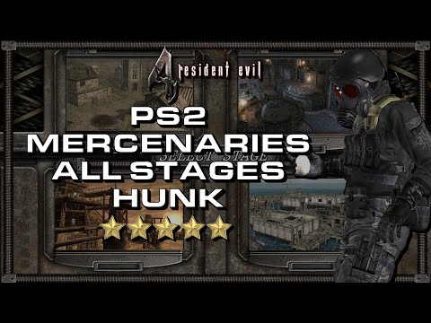 RE4 PS2 Mercenaries - HUNK - All Stages