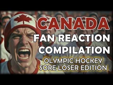 Canada Hockey Fan Reaction Compilation After Losing Gold Medal to USA