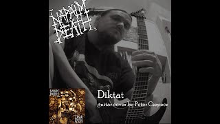 Napalm Death  - Diktat cover by Peter Csepecz
