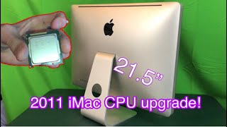 Video thumbnail for 2011 iMac 21.5” CPU Upgrade Full Tutorial! by Tech It Out