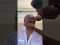 Beautiful Indian Woman Headshave Vlog At Beach By Her Husband Bald Baldisbeautiful Headshave