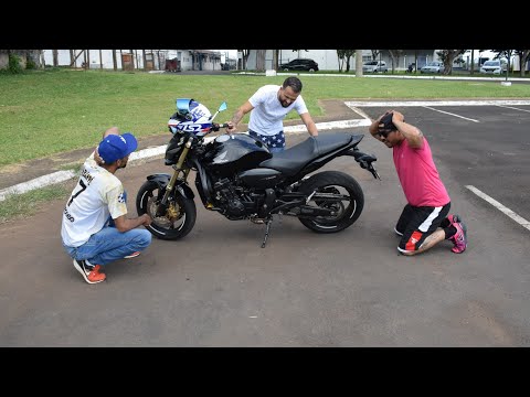 REAÇAO DO MEUS AMIGOS AO VER MINHA MOTO NOVA