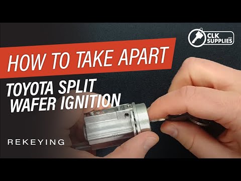 How to take apart a Toyota Split Wafer Ignition to Repair or Rekey