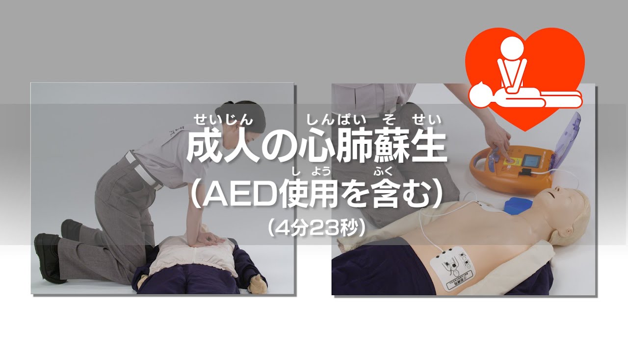 普通救命講習（消防庁公式） サムネイル