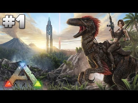 Ark Survival Evolved - Ep1 Tamed A Turtle!!