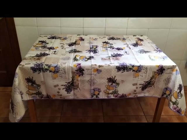 Vídeo relacionado con GAMUSI Mantel Antimanchas Tacto Tela Rectangular Cuadro Vichy, algodón Impermeable, 140x100 cm Color Rojo