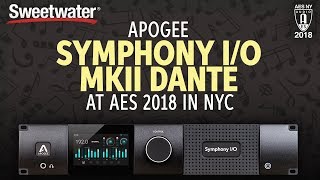Video thumbnail for Sweetwater at AES 2018: Apogee Symphony I/O MkII Dante by Sweetwater