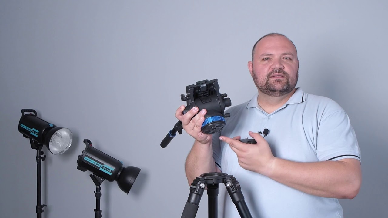 Штатив Benro A373FBS8PRO Classic с видеоголовой алюминиевый