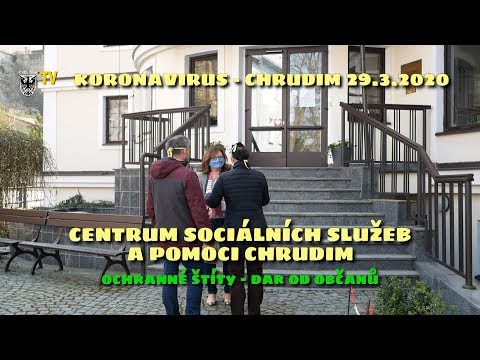 KORONAVIRUS - obličejové ochranné štíty od občanů - užitečný dar pro CSSP CHRUDIM - 29.3.2020